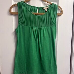 Green Sleeveless Top